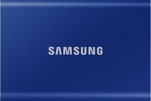 Samsung SSD T7 1TB, Mėlyna (MU-PC1T0H/WW) kaina ir informacija | Samsung Duomenų laikmenos | pigu.lt