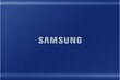 Samsung SSD T7 1TB, Mėlyna (MU-PC1T0H/WW) kaina ir informacija | Išoriniai kietieji diskai (SSD, HDD) | pigu.lt