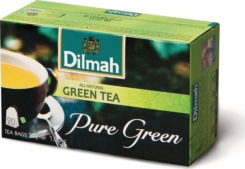 Dilmah žalioji arbata, 30 g цена и информация | Arbata | pigu.lt