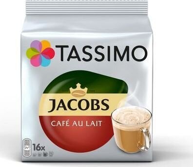 Jacobs CAFFÉ AU LAIT Tassimo kapsulės, 16 kaps. kaina ir informacija | Kava, kakava | pigu.lt