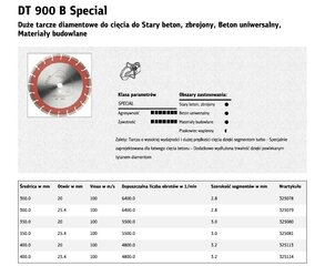 Отрезной диск Klingspor DT600B цена и информация | Механические инструменты | pigu.lt