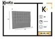 Lovos galvūgalis Kooko Home Re 140 cm, kreminės spalvos kaina ir informacija | Lovos | pigu.lt