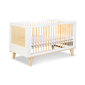 Transformuojama vaikiška lovytė Little Sky Lydia 140x70 cm, balta/ruda kaina ir informacija | Kūdikių lovytės | pigu.lt