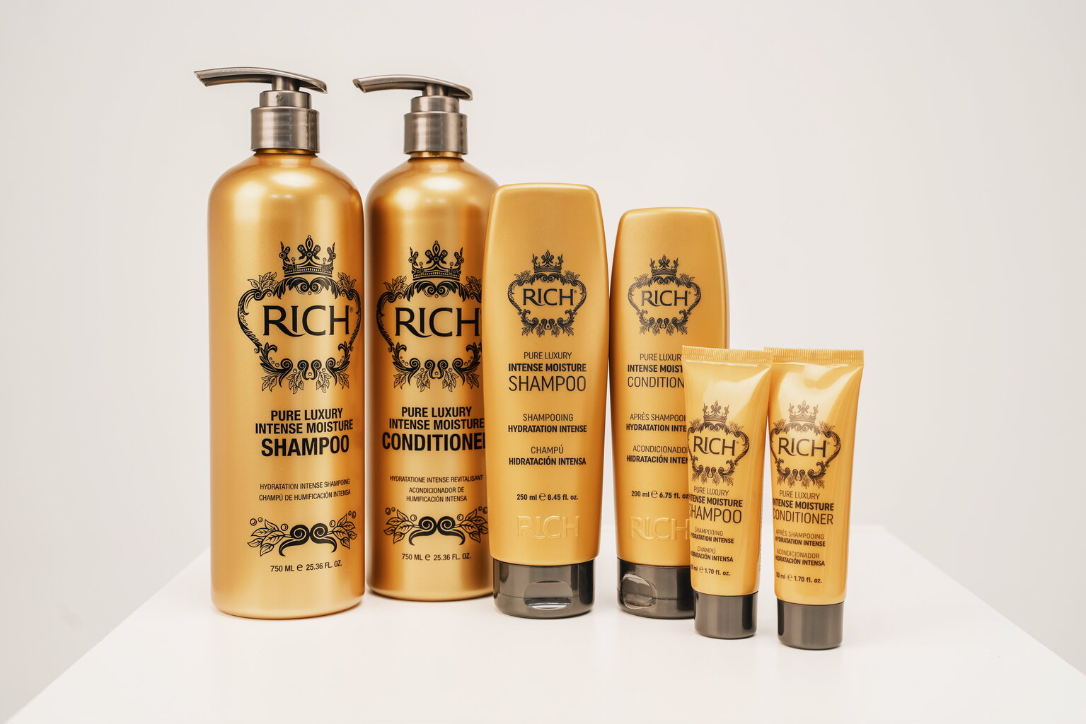 Intensyviai drėkinantis kondicionierius RICH Pure Luxury, 750 ml kaina ir informacija | Balzamai, kondicionieriai | pigu.lt