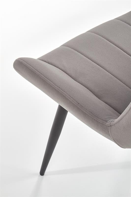 4-ių kėdžių komplektas Halmar K388, pilkas цена и информация | Virtuvės ir valgomojo kėdės | pigu.lt
