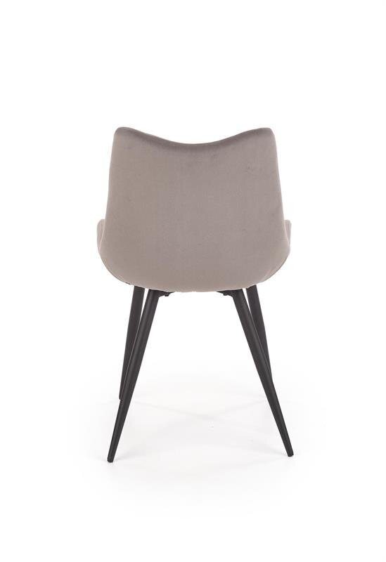4-ių kėdžių komplektas Halmar K388, pilkas цена и информация | Virtuvės ir valgomojo kėdės | pigu.lt