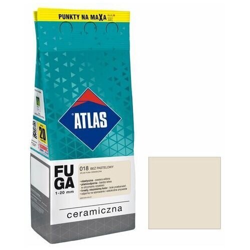 Keraminis siūlių glaistas Atlas 001, 5 kg, baltas kaina ir informacija | Gruntai, glaistai ir kt. | pigu.lt