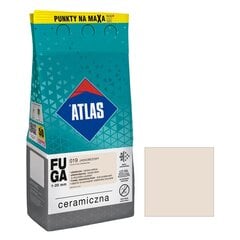 Keraminis siūlių glaistas Atlas 019, 5 kg, šviesaus smėlio spalvos kaina ir informacija | Gruntai, glaistai ir kt. | pigu.lt