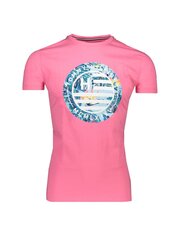 Marškinėliai moterims Tommy Hilfiger floral rožiniai kaina ir informacija | Sportinė apranga moterims | pigu.lt