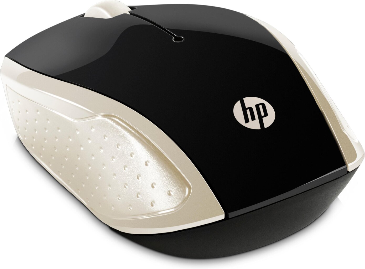 Belaidė pelė HP 200 2HU83AA, aukso/juodos spalvos kaina ir informacija | Pelės | pigu.lt