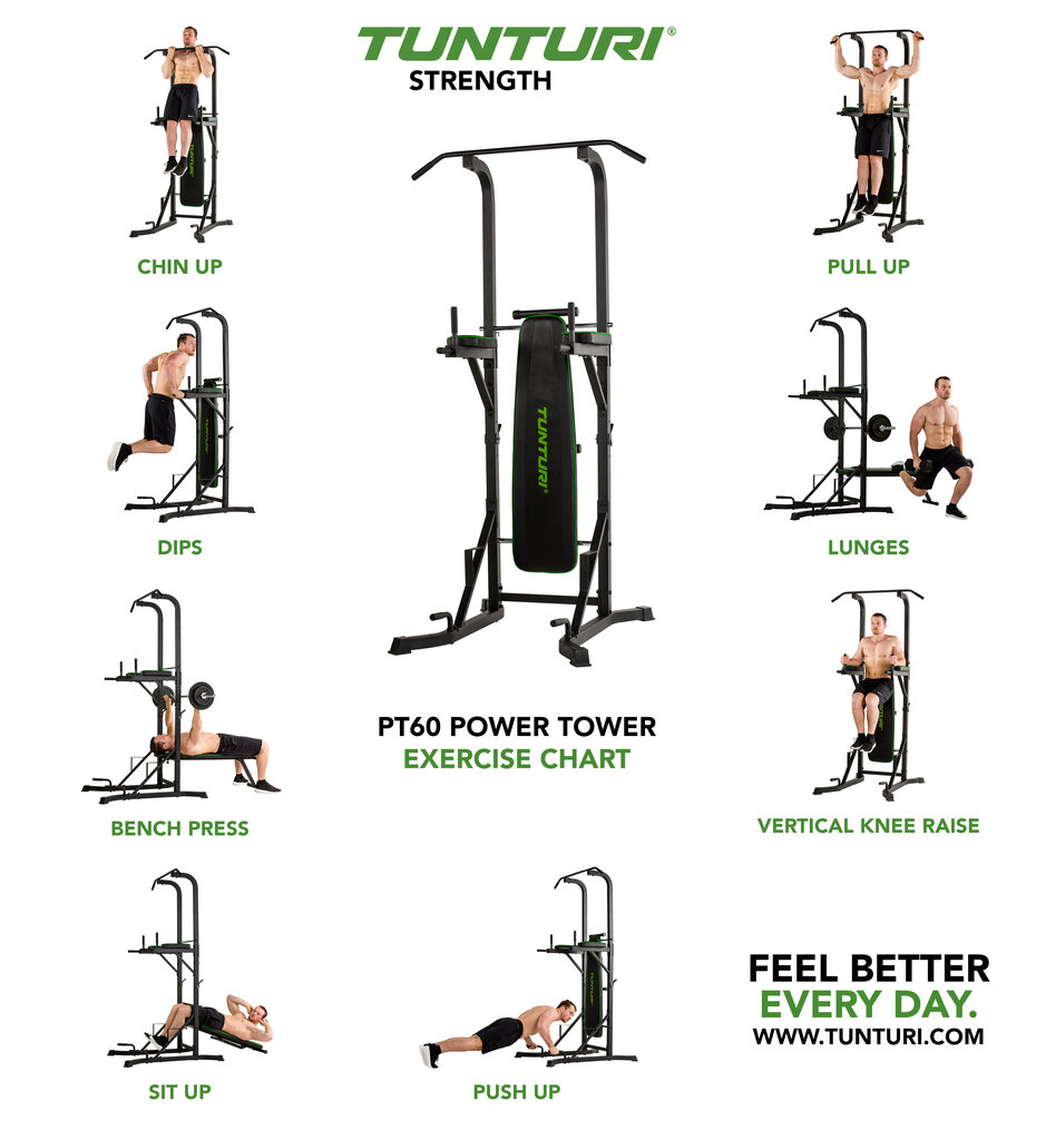 Daugiafunkcinis treniruoklis Tunturi PT60 kaina ir informacija | Daugiafunkciniai treniruokliai | pigu.lt