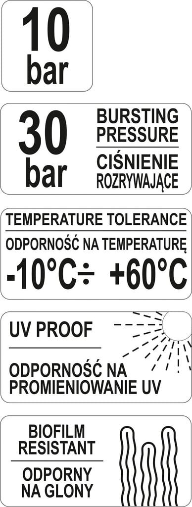 Laistymo žarna, neužsilenkianti STRONG Line Flo 1/2" 30m (89291) kaina ir informacija | Laistymo įranga, purkštuvai | pigu.lt