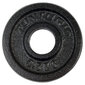 Diskiniai svoriai Tunturi Black, 30 mm kaina ir informacija | Svoriai, svarmenys, štangos | pigu.lt