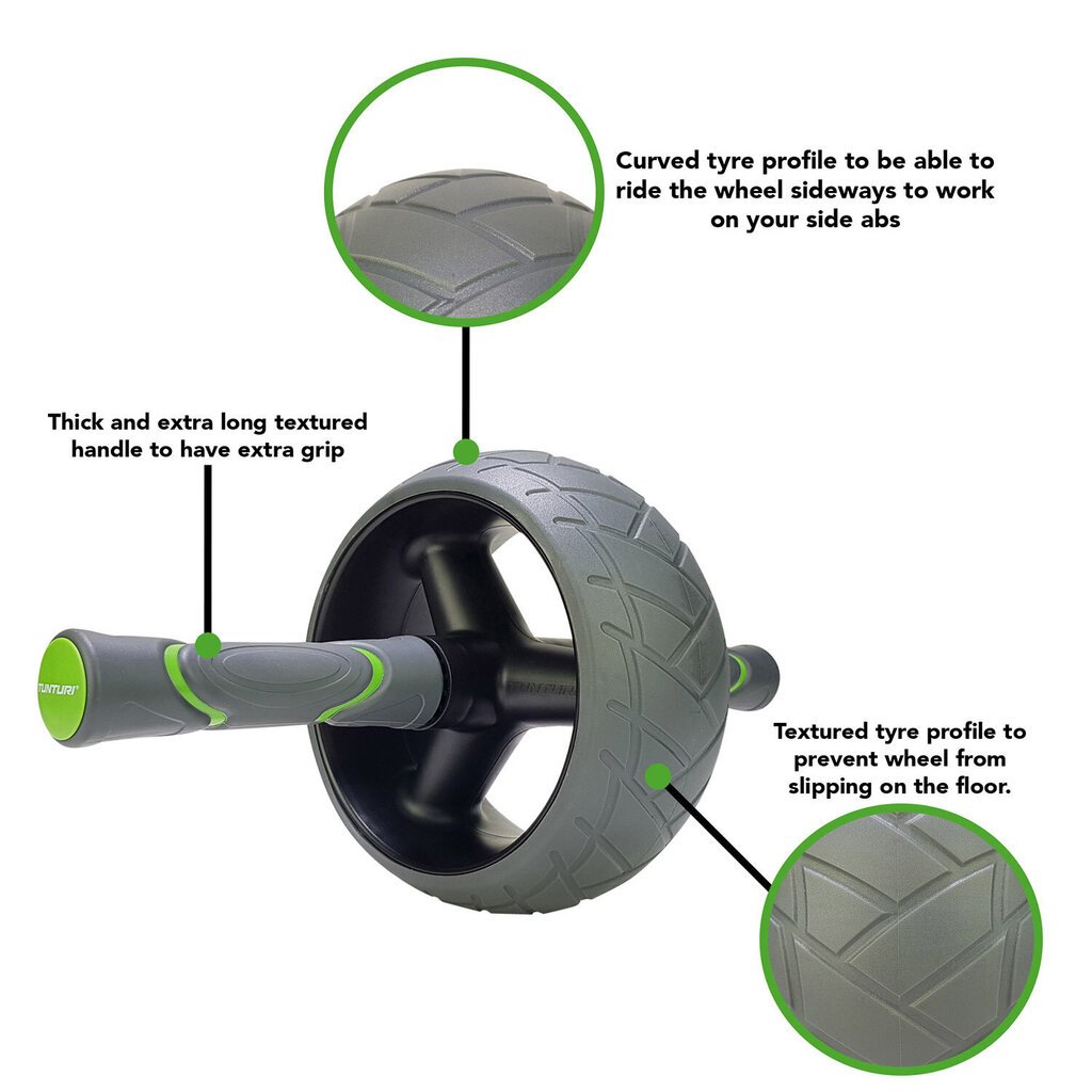 Gimnastikos ratas Tunturi Pro Deluxe kaina ir informacija | Gimnastikos ratai | pigu.lt
