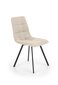 4-ių kėdžių komplektas Halmar K402, smėlio spalvos kaina ir informacija | Virtuvės ir valgomojo kėdės | pigu.lt
