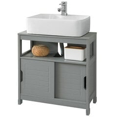 Шкаф встраеваемый в ванную SoBuy FRG128-SG, серый цена и информация | Шкафчики для ванной | pigu.lt
