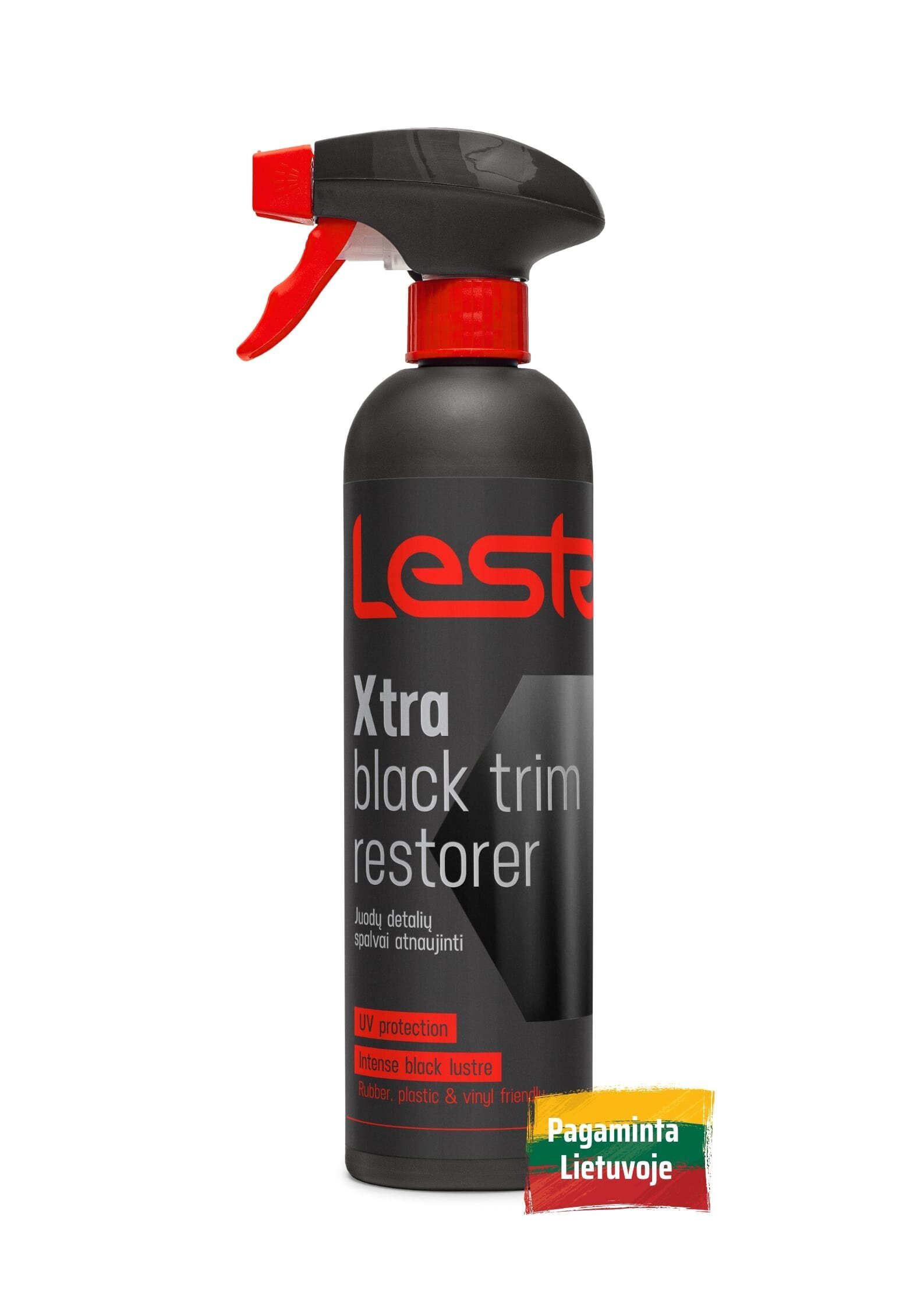 Juodų detalių atnaujinimo priemonė Lesta Xtra Black Trim Restorer, 500ml  kaina | pigu.lt