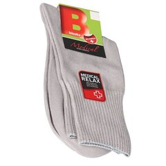 Kojinės vyrams Mediacal Relax, pilkos kaina ir informacija | Vyriškos kojinės | pigu.lt