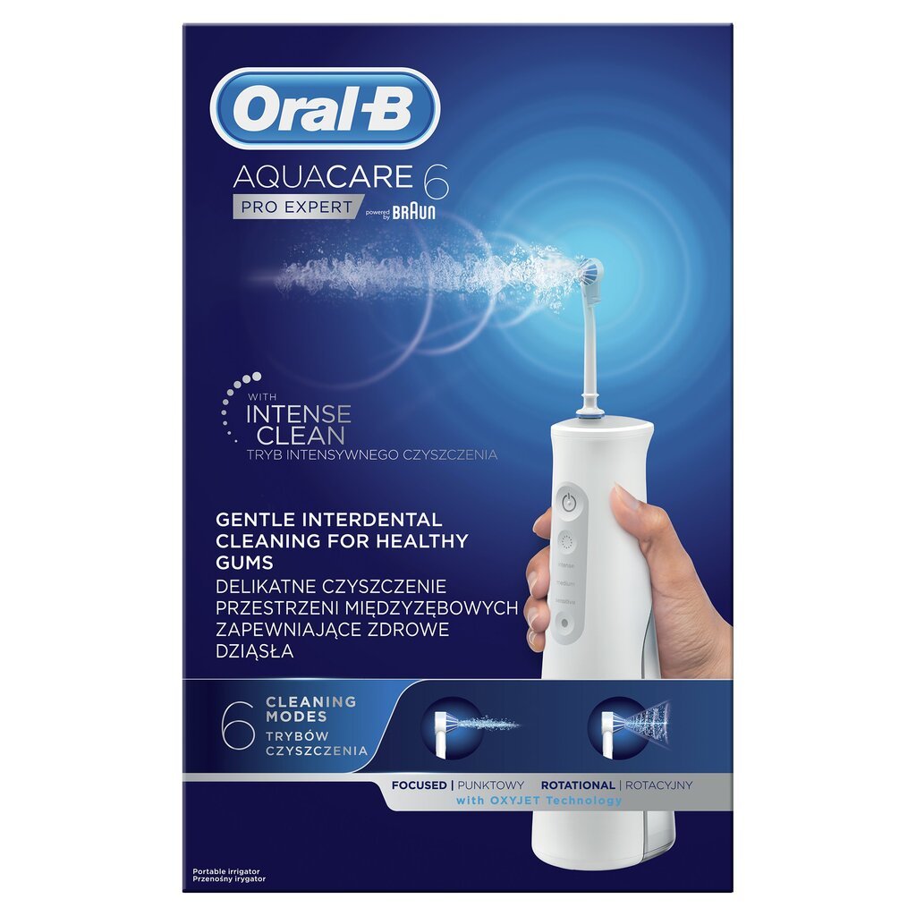 Oral-B AquaCare 6 Pro Expert kaina ir informacija | Irigatoriai | pigu.lt