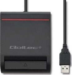 Кард-ридер Qoltec 50642 цена и информация | Адаптеры, USB-разветвители | pigu.lt