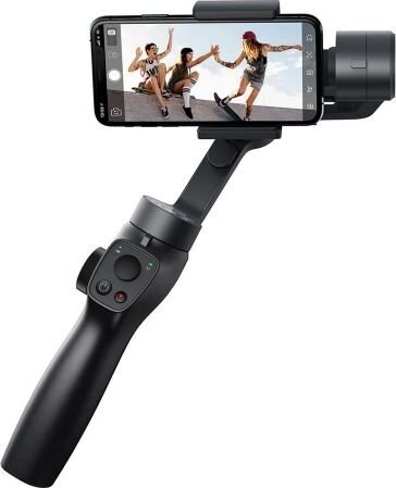 Asmenukių lazda Baseus 3-Axis Smartphone Handheld Gimbal Stabilizer bluetooth pilka SUYT-0G kaina ir informacija | Asmenukių lazdos (selfie sticks) | pigu.lt