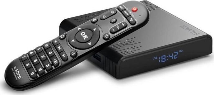 TV imtuvas Savio TB-S01, 2/16, Android 9.0, HDMI v2.1, 4K, USB 3.0, WiFi,  SD kaina | pigu.lt