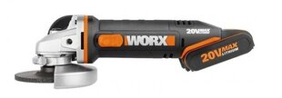 Угловая шлифовальная машина Worx WX803 цена и информация | Шлифовальные машины | pigu.lt