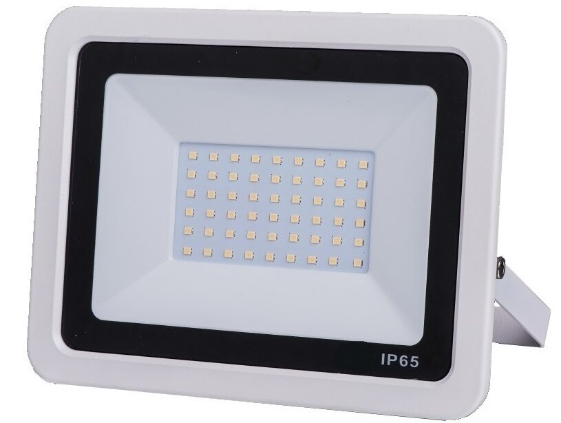 LED lauko prožektorius GR-ECO-FL-30W Baltas kaina ir informacija | Lauko šviestuvai | pigu.lt