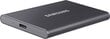Samsung SSD T7 2TB, Pilka ((MU-PC2T0T/WW) kaina ir informacija | Išoriniai kietieji diskai (SSD, HDD) | pigu.lt