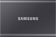 Samsung SSD T7 2TB, Pilka ((MU-PC2T0T/WW) kaina ir informacija | Išoriniai kietieji diskai (SSD, HDD) | pigu.lt