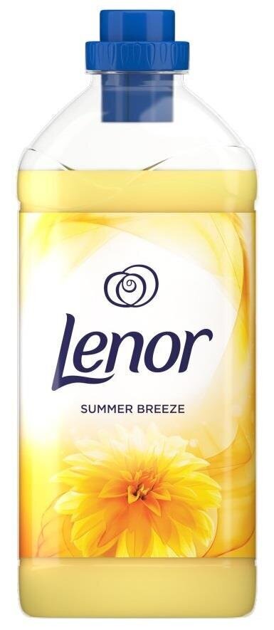 Audinių minkštiklis Lenor Summer Breeze, 1,8 l kaina ir informacija | Skalbimo priemonės | pigu.lt