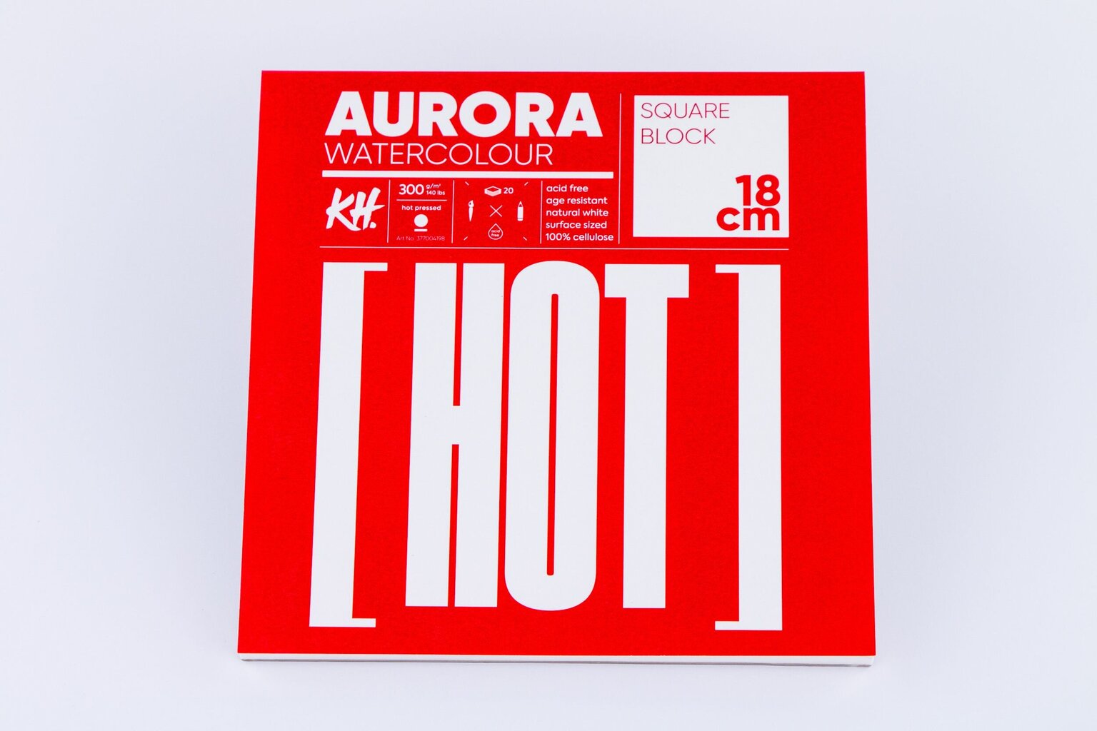 Popierius akvarelei Aurora 300gsm, 18x18cm, 20 lapų kaina ir informacija | Sąsiuviniai ir popieriaus prekės | pigu.lt