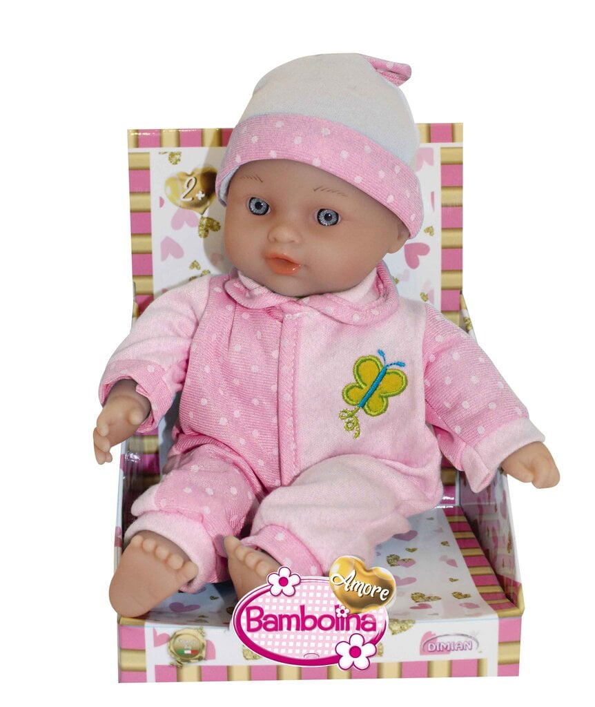 Lėlė-kūdikis Bambolina, 26 cm цена и информация | Žaislai mergaitėms | pigu.lt