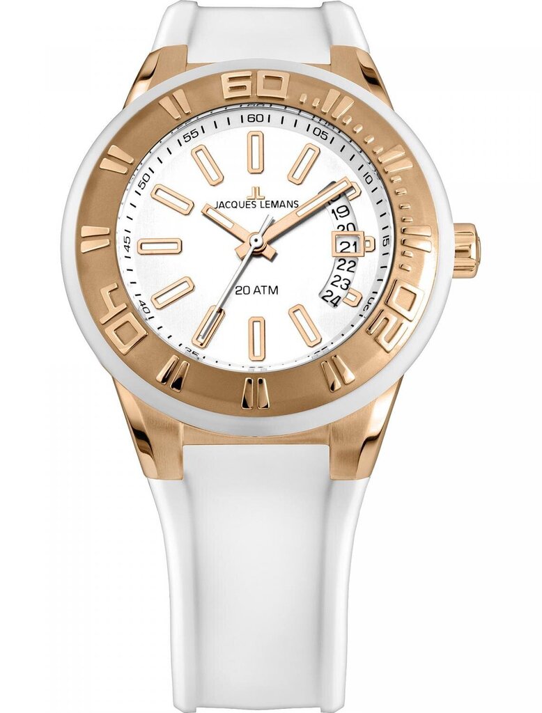 Laikrodis moterims Jacques Lemans 1-1785H kaina ir informacija | Moteriški laikrodžiai | pigu.lt