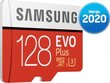 Atminties kortelė Samsung EVO Plus microSD 2020 128 GB kaina ir informacija | Atminties kortelės telefonams | pigu.lt