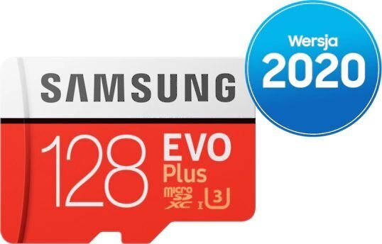 Atminties kortelė Samsung EVO Plus microSD 2020 128 GB kaina ir informacija | Atminties kortelės telefonams | pigu.lt