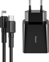 Baseus Mini 1x USB-C 3 A цена и информация | Зарядные устройства для телефонов | pigu.lt