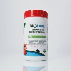 Priemonė tvenkinių, ežerų ir sodo baseinų valymui BioVala - BioLake, 500 g / 50 m3 kaina ir informacija | Mikroorganizmai, bakterijos | pigu.lt