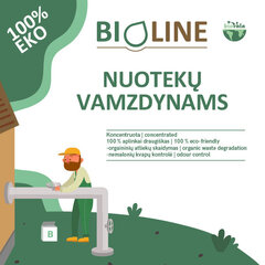 Priemonė nuotekų vamzdynams BioVala – Bioline, 250 g / 10 kartų kaina ir informacija | Mikroorganizmai, bakterijos | pigu.lt