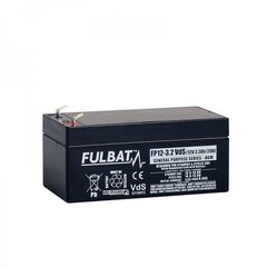 Аккумулятор Fulbat FP12-3.2 T1 3,2 Ач 12В AGM VRLA цена и информация | Akumuliatoriai | pigu.lt