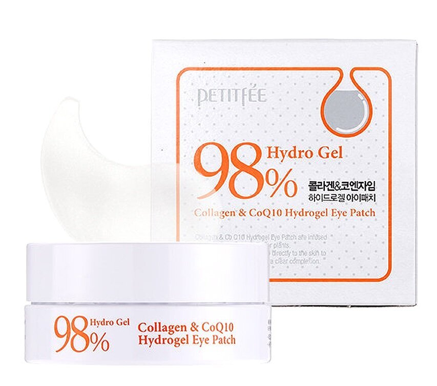 Hidrogelio paakių pagalvėlės su kolagenu Petitfee Collagen & CoQ10 60vnt. цена и информация | Veido kaukės, paakių kaukės | pigu.lt