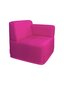 Fotelis Wood Garden Modena 60R Premium, rožinis kaina ir informacija | Vaikiški sėdmaišiai, foteliai, pufai | pigu.lt