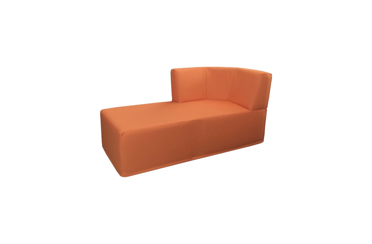 Sofa Wood Garden Siena 120R Premium, oranžinis kaina ir informacija | Vaikiški sėdmaišiai, foteliai, pufai | pigu.lt