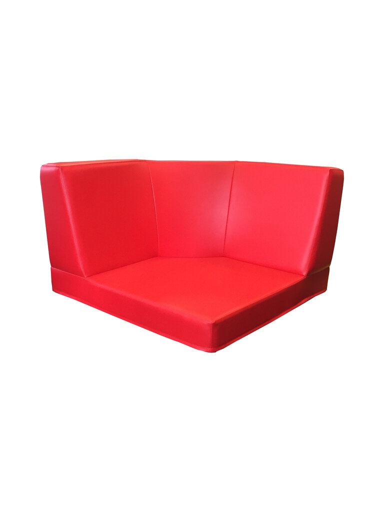 Kampinis fotelis Wood Garden Dry Pool Meditap, raudonas kaina ir informacija | Vaikiški sėdmaišiai, foteliai, pufai | pigu.lt