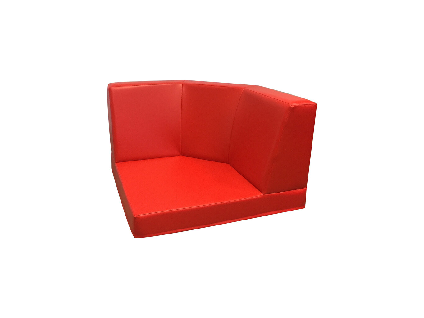 Kampinis fotelis Wood Garden Dry Pool Meditap, raudonas kaina ir informacija | Vaikiški sėdmaišiai, foteliai, pufai | pigu.lt