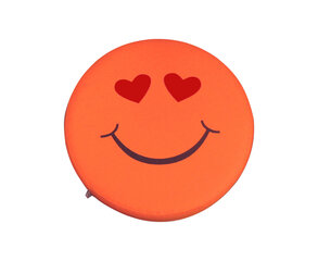 Пуф Wood Garden Smiley Seat Hearts Premium, оранжевый цена и информация | Детские диваны, кресла | pigu.lt