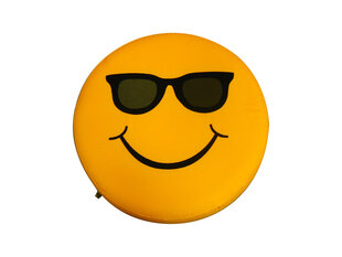 Пуф  Wood Garden Smiley Seat Glasses Premium, желтый цена и информация | Детские диваны, кресла | pigu.lt