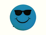 6-ių pufų komplektas Wood Garden Smiley Seat Glasses Premium, šviesiai mėlynas