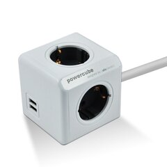 Удлинитель Allocacoc PowerCube USB 1,5 м цена и информация | Удлинители | pigu.lt