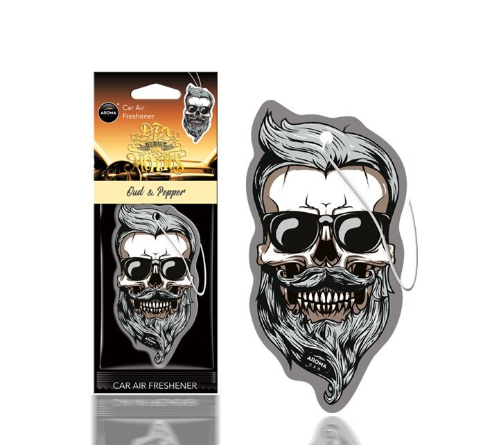 Stilingas oro gaiviklis "Kaukolė" Aroma Dia De Los Muertos Oud&pepper цена и информация | Salono oro gaivikliai | pigu.lt